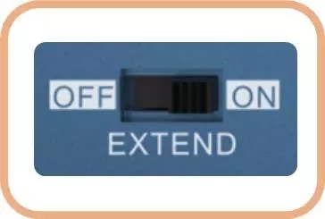 將EXTEND 模式設(shè)置為ON